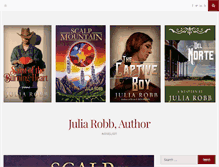 Tablet Screenshot of juliarobb.com